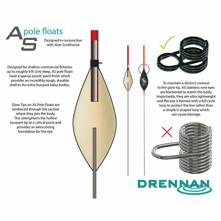 Drennan AS3 Pole Float Terminal Tackle 6 Drennan AS3 Pole Float Terminal Tackle - Image 6