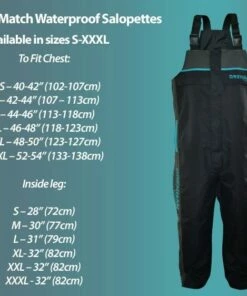 Drennan New Generation Waterproof Salopettes Clothing