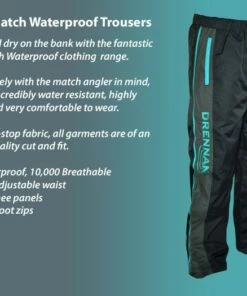 Drennan New Generation Waterproof Trousers Clothing -Drennan Online Store Drennan New Generation Waterproof Trousers 1