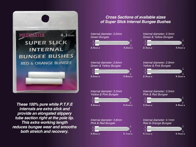 Drennan Super Slick Internal Bungee Bushes Terminal Tackle 2 Drennan Super Slick Internal Bungee Bushes Terminal Tackle - Image 2