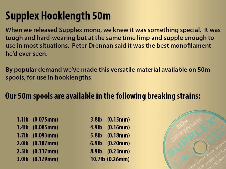 Drennan Supplex Hooklength Line 15 Drennan Supplex Hooklength Line - Image 15