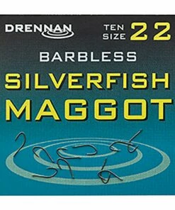 Drennan Barbless Silverfish Maggot Hook Terminal Tackle