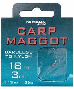 Drennan Carp Maggot Hooks To Nylon Terminal Tackle