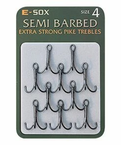 Drennan E-Sox Extra Strong Pike Trebles Terminal Tackle