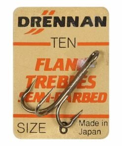 Drennan Flank Trebles Semi Barbed Hook Terminal Tackle