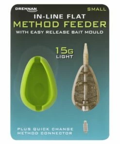 Drennan In Line Flat Method Feeder With Mould Terminal Tackle