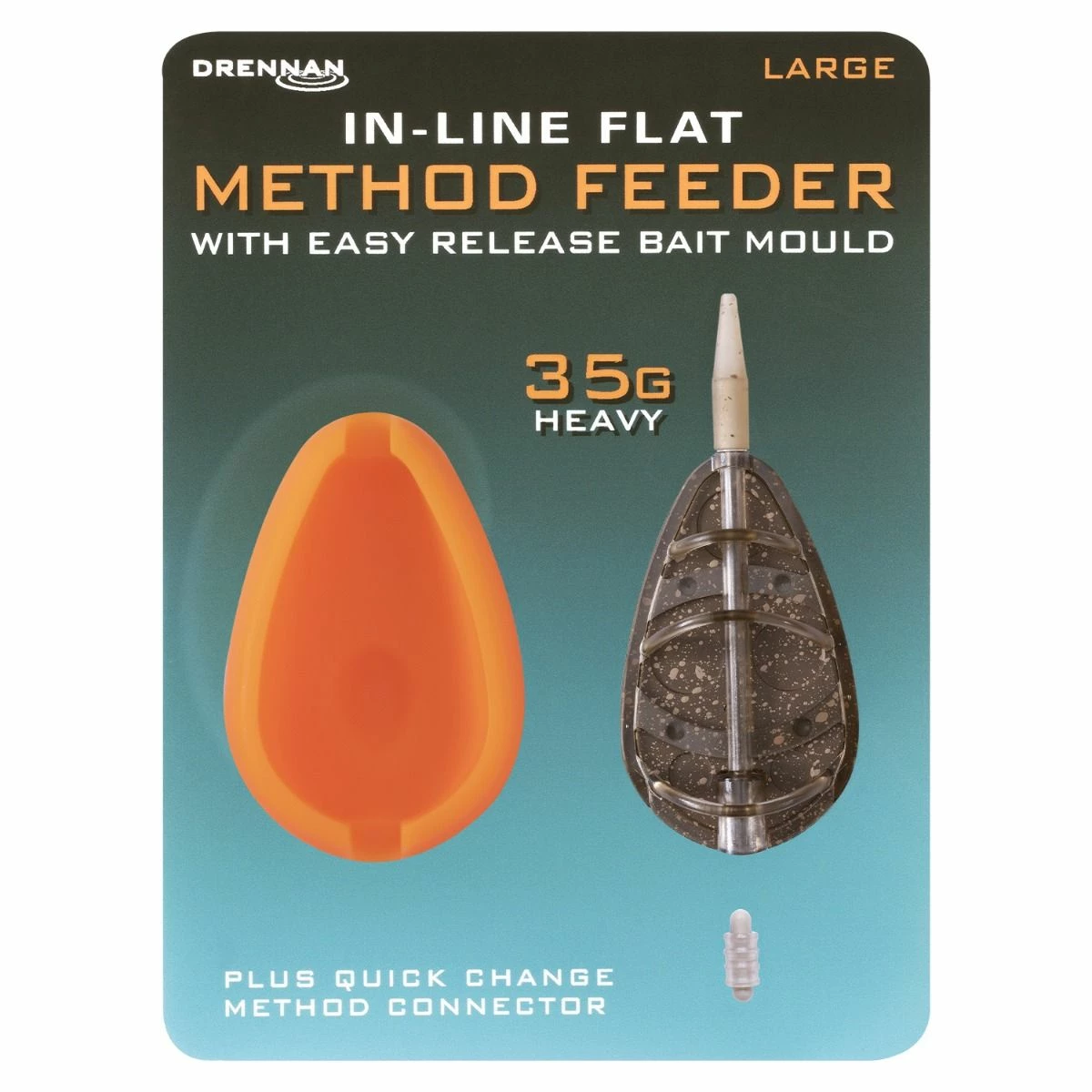 Drennan In Line Flat Method Feeder With Mould Terminal Tackle 12 Drennan In Line Flat Method Feeder With Mould Terminal Tackle - Image 12