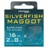 Drennan Silverfish Maggot Barbless Hooks To Nylon Terminal Tackle