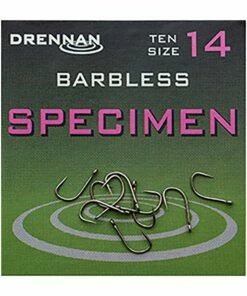 Drennan Specimen Barbless Hooks Terminal Tackle