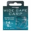 Drennan Wide Gape Carp Barbless Hooks To Nylon Terminal Tackle