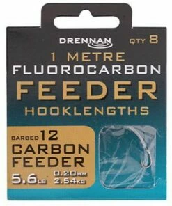 Drennan Carbon Feeder Flurocarbon Feeder Rig 1m Terminal Tackle